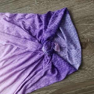 bcg Lightweight Purple Ombre & Sheer Short Sleeve Tee